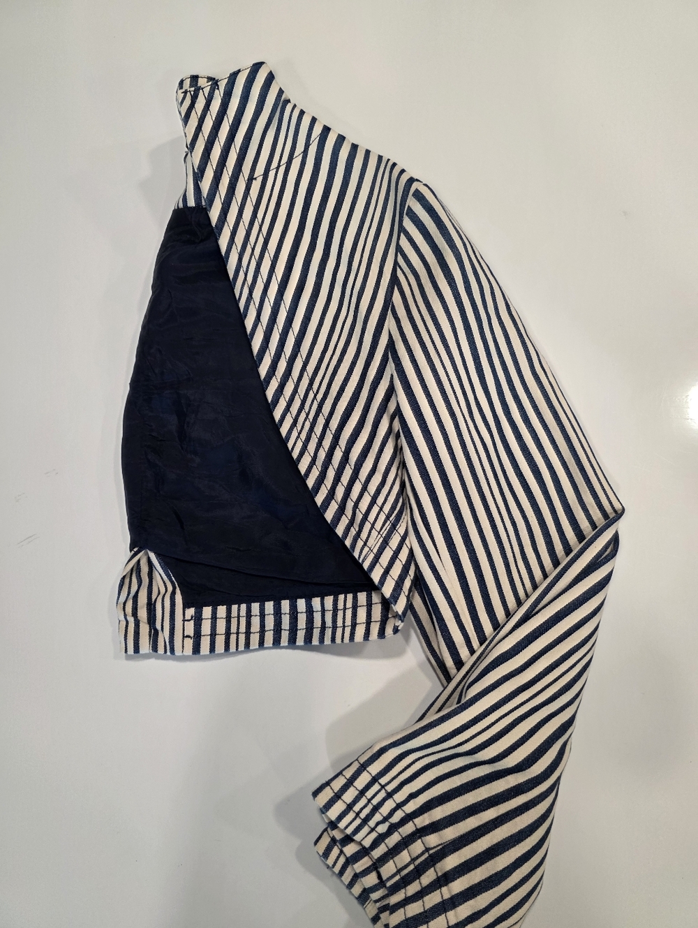 Isabel de Pedro Spain Striped Stretch Denim Corset & Bolero Set US 4 - Picture 16 of 16